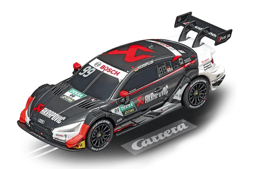 Carrera 64173, GO!!!, Audi RS 5 DTM, M. Rockenfeller, No. 99 - House of Trains