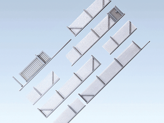 Faller 180433 HO Metal Industrial Fencing - House of Trains