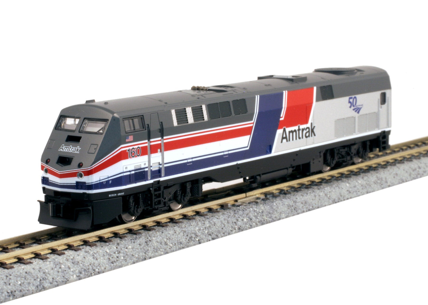 Kato 176-6038-LS N, GE P42, ESU LokSound, Amtrak, 50th Anniversary "Dash 8" Phase III, 160 - House of Trains