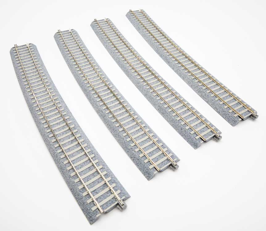 Kato 2-321 HO, Unitrack 60-7/8", Radius Curve Concrete Tie - House of Trains