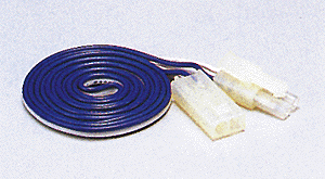 Kato 24-825 Unitrack 35" (90cm) Extension Cord, DC (Blue/White) - House of Trains