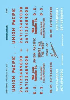 Microscale 48-228 O, Union Pacific, Hood Units - House of Trains