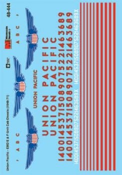 Microscale 48-444 O, Union Pacific, Cab Units - House of Trains