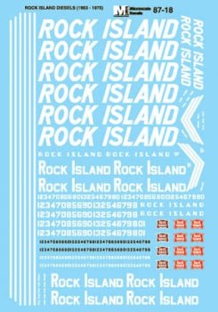 Microscale 60-18 N, Rock Island, Diesels, 1963-1975 - House of Trains