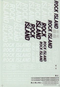 Microscale 60-20 N, Rock Island, Freight Cars, Speed Lettering - House of Trains