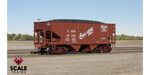 Scale Trains 15022 HO, Fox Valley, 2-Bay Open Hopper, CS, 18176 - House of Trains