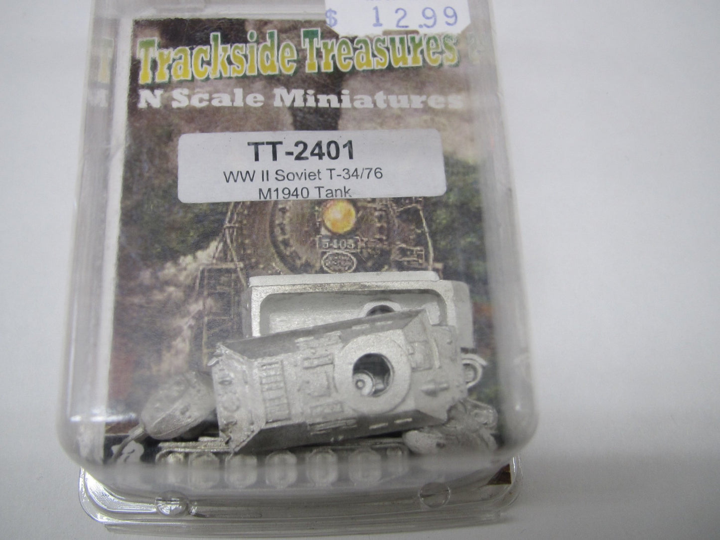 Trackside Treasures TT-2401 N WWII Soviet T-34/76 M1940 Tank, Cast Lead Vehicle Kit - House of Trains