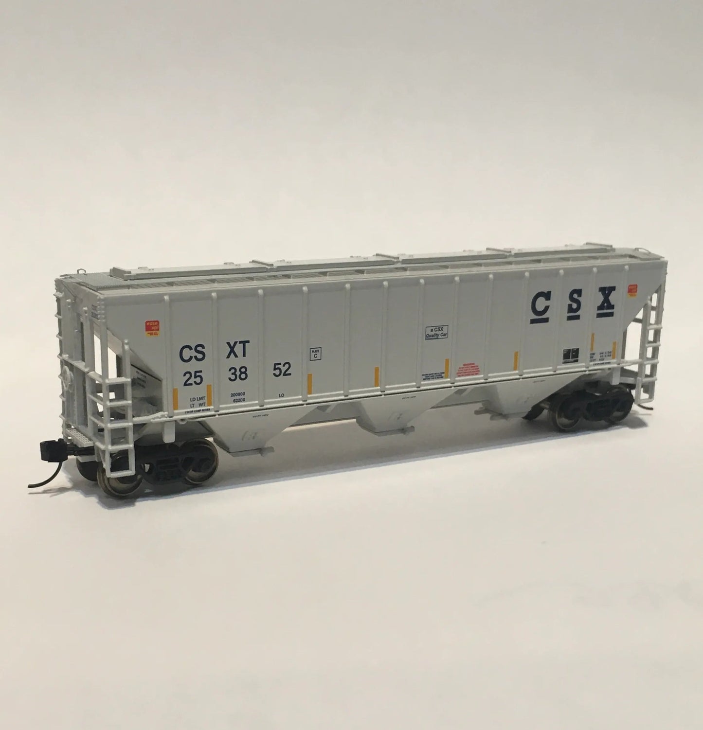 Trainworx 24424-01 N, PS2CD 4427 Covered Hopper, CSX, CSXT, 253852 - House of Trains