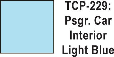 Tru Color TCP-229 Passenger Car Interior Light Blue Paint 1 ounce - House of Trains