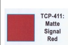 Tru Color TCP-411 Matte Signal Red, Paint 1 ounce - House of Trains