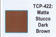 Tru Color TCP-422 Matte Dark Brown Stucco, Paint 1 ounce - House of Trains