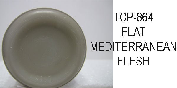 Tru Color TCP-864 Flat, Brushable Mediterranean Flesh Paint 1 Fluid Ounce - House of Trains