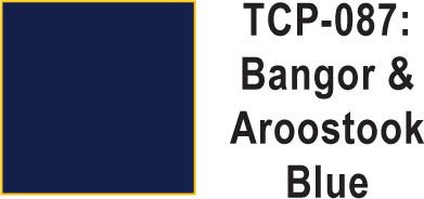Tru Color TCP-87 Bangor and Aroostook Blue Paint 1 ounce - House of Trains