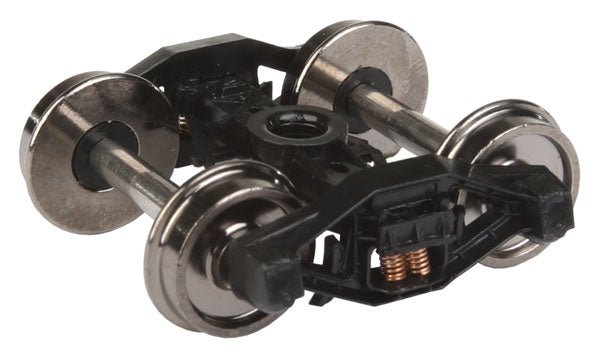 Walthers 2007 HO, T Section Bettendorf, Sprung Trucks, 33" Metal Wheels, 1 Pair - House of Trains