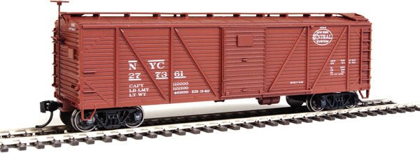 Walthers Mainline 910-40563 HO 40' Single Sheathed Box Car, Murphy Ends, NYC, 277361 - House of Trains