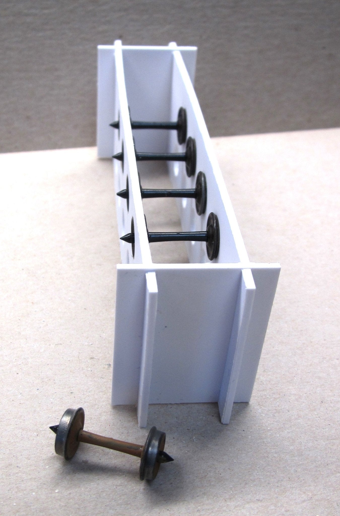 Wheel Painting Mask, 36 Inch for use in weathering model train HO scale wheels - House of Trains