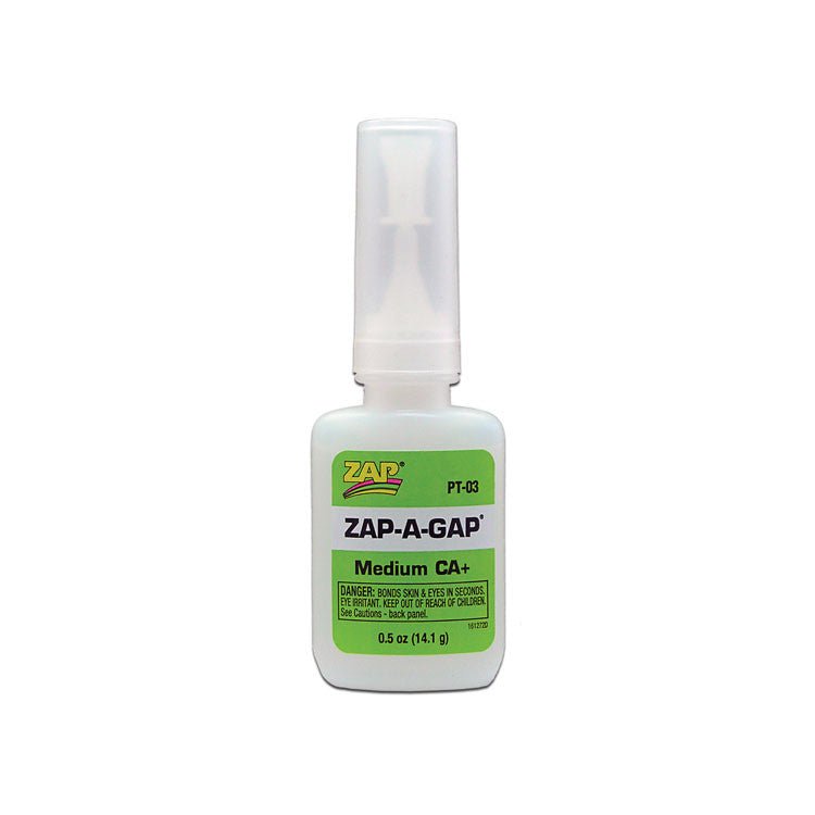 Zap-A-Gap PT-03 Medium CA+, Adhesive Glue - House of Trains