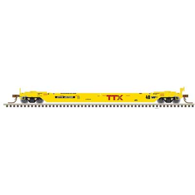 Atlas 50 007 024 N, 40' Rebult Well Car, TTX, Late Repaint, DTTX 459066