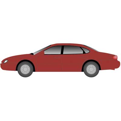 Atlas 2905 N, Ford Taurus, Toreador Red Metallic, 2 per package