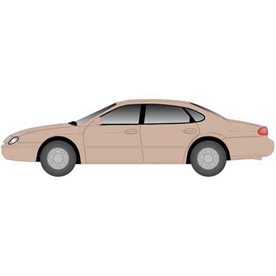 Atlas 2909 N, Ford Taurus, Light Saddle Metallic, 2 per package