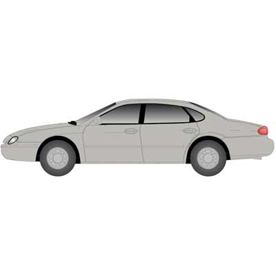 Atlas 2912 N, Ford Taurus, Silver Frost Metallic, 2 per package