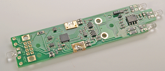 Decodificador Digitrax DH165K1A HO, Kato SD40-2, AC4400, 6 funciones FX3, 1.25 Amp/2 Amp