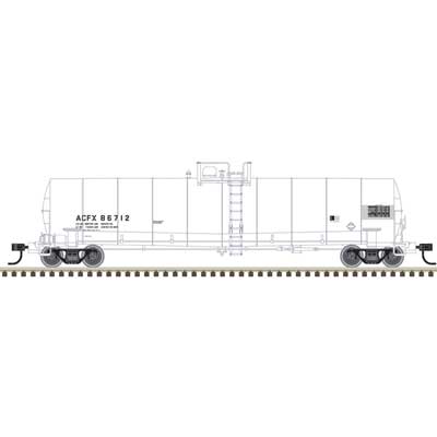 Atlas 50 006 969 N, 53' ACF  23,500 Gallon Tank Car, ACFX 86712, White