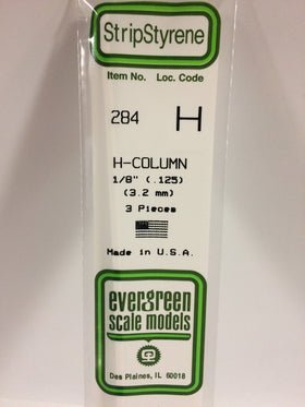 Evergreen 284 Column, .125", 3.2 mm, 3 Pieces