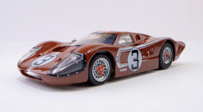AFX 22053 HO, MegaG+, Collector Series Clear, Ford GT40 Mark IV, Lemans 1967, #3, Copper