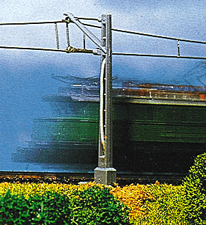 Vollmer 8003 N Scale Catenary System Terminal Feedermast