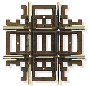 Atlas 577 HO, Code 83, 90 Degree Crossing, 5 Pieces
