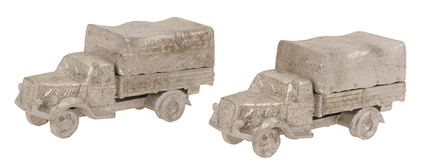 Trackside Treasures TT-2306 N WWII German Opel Blitz 1-1/2 Ton Truck Cargo, Cast Lead Vehicle Kit