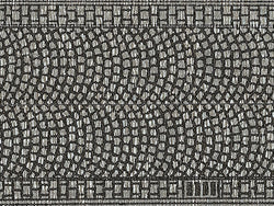 Noch 34070 N, Flexible Cobblestone Roadway, 30mm