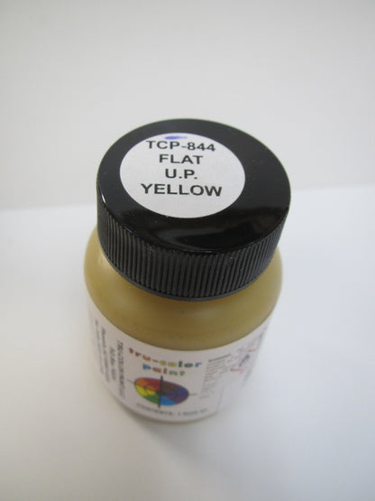 Tru Color TCP-844 Flat Union Pacific Armour Yellow Paint 1 Fluid Ounce