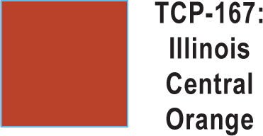 Tru Color TCP-167 Illinois Central Orange Paint 1 ounce