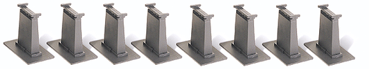 Bachmann 44472 HO, EZ Track, Tall Pier Set, 8 Piers