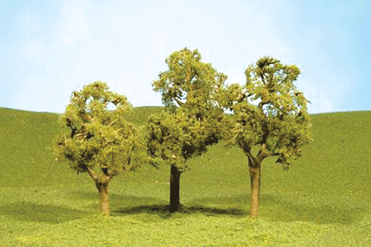 Bachmann Scene Scapes 32108, Elm Trees, 2.5" to 2.75", 4 Trees