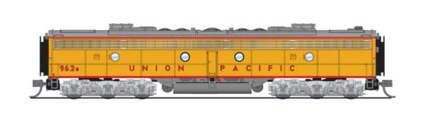 Broadway Limited 8826 N, EMD E9 A - Powered/B - Unpowered, Paragon 4 DCC/Sound, Union Pacific, UP 954, 962B