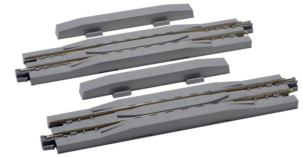 Kato 20-026 N Unitrack 4-7/8" (124mm) Rerailer Track, Modern Crossing, 2 pieces