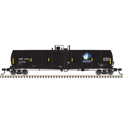 Atlas 50 006 971 N, 53' ACF  23,500 Gallon Tank Car, ADM, Leaf, ADMX 25014