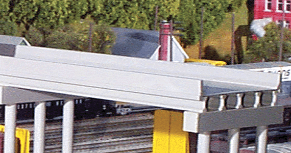 Rix 628-0161 N, Modern Highway Overpass, 50', Kit