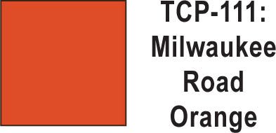 Tru Color TCP-111 Milwaukee Road Orange Paint 1 ounce