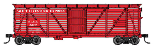 Walthers Mainline 910-41517 HO, 40' Wood Stock Car, SLSX 3250