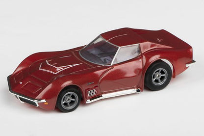 AFX 22038 HO, MegaG+, Collector Series Clear, 1970 Corvette LT1, Red Metallic