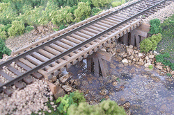 BTS Structures 27142 HO, Cheat Run Trestle