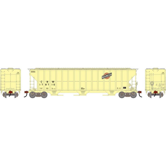 Athearn 2485 HO, FMC 4700 Covered Hopper, CNW 178710