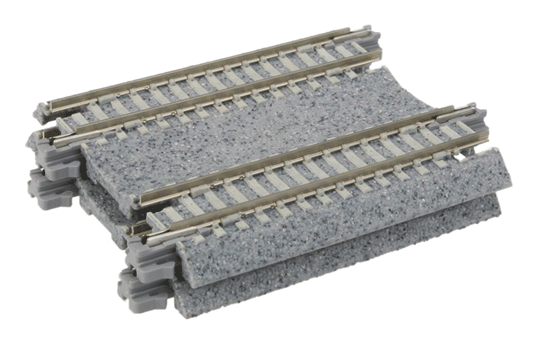 Kato 20-042 N Unitrack 2-7/16" (62mm) Double Track Straight Concrete Ties (2 Pieces)