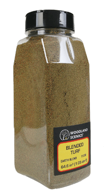 Woodland Scenics 1350, 64.6ci, 945cm3, Fine Turf, Shaker, Earth Blend
