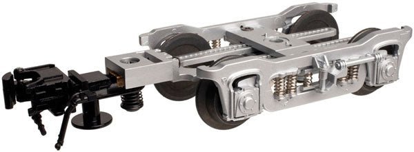 Atlas 66037 O Streamlined Passenger Trucks, Silver, 3-Rail (1 Pair)