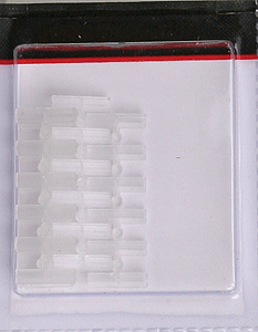 Atlas 552 HO, Code 83, Insulated Rail Joiners, Clear, 24 pack
